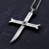 Mihawk Sword Cross Necklace – One Piece Inspired Jewelry | Mihawk Necklace Mihawk 96