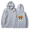 One Piece Luffy Skull Hoodie – Men’s Japanese Anime Harajuku Hip Hop Style – Autumn Pullover Sweatshirt One Piece Apparel 387
