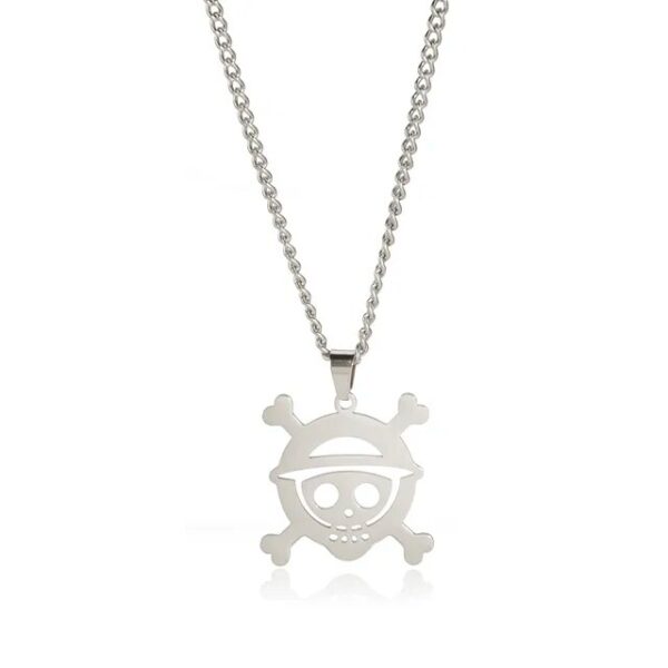 One Piece Necklace – Luffy Jolly Roger Stainless Steel Luffy 29