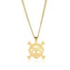 One Piece Necklace – Luffy Jolly Roger Stainless Steel Luffy 34