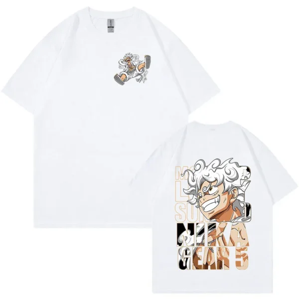 Gear 5 Merch: Luffy Graphic T-Shirt | 100% Cotton Luffy 607