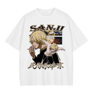 Sanji Shirt: Vinsmoke Sanji Graphic Tee – Casual Streetwear One Piece Apparel