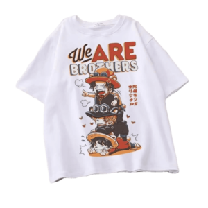 Luffy Ace Sabo Shirt: One Piece Apparel Iconic Trio T-Shirt Ace