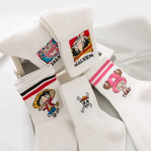 One Piece Socks: Luffy & Chopper Cotton Winter Chopper 77