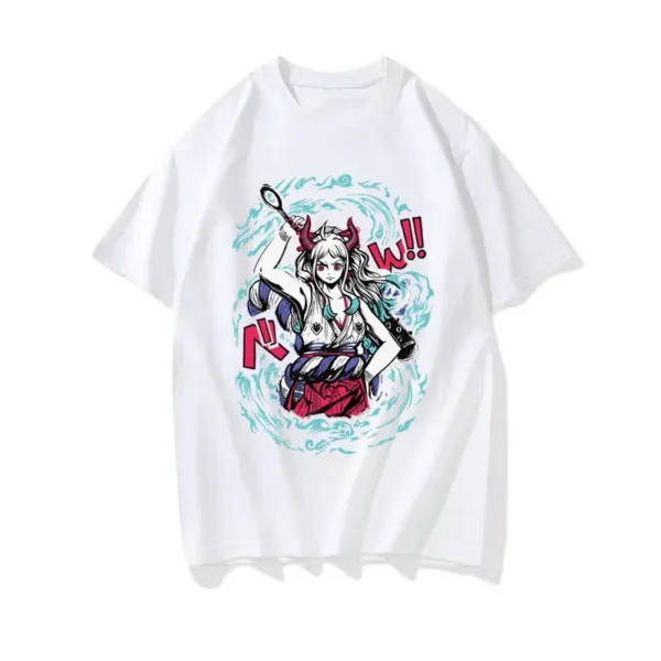 One Piece Yamato Shirt | White & Black One Piece Apparel 84
