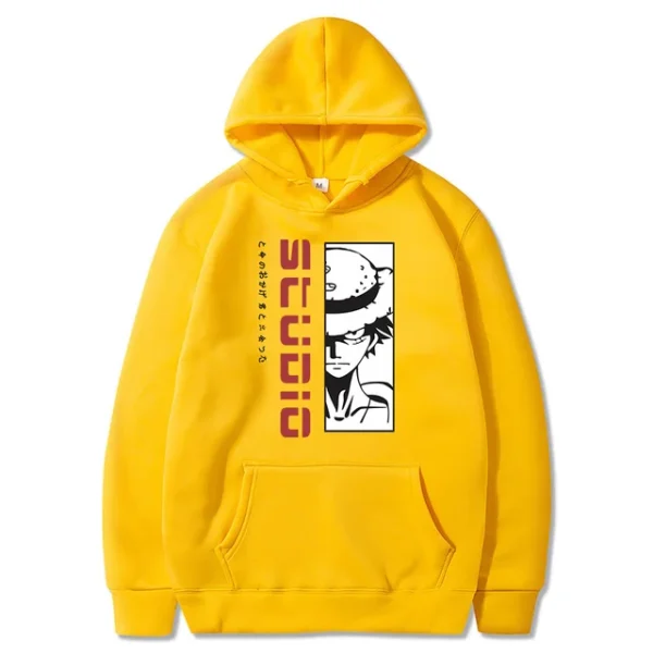 Luffy Hoodie: Anime-Inspired Harajuku Streetwear Hoodies 1001