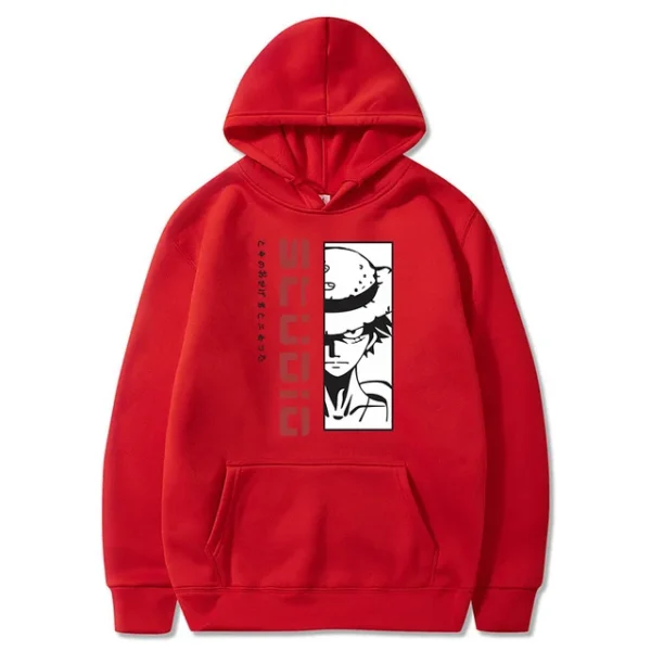 Luffy Hoodie: Anime-Inspired Harajuku Streetwear Hoodies 1002