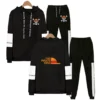 One Piece Hoodie and Sweatpants Set: Comfortable and Stylish Unisex Outfit Hoodies 455