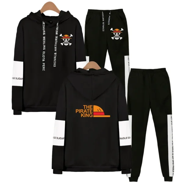 One Piece Hoodie and Sweatpants Set: Comfortable and Stylish Unisex Outfit Hoodies 449