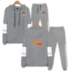 One Piece Hoodie and Sweatpants Set: Comfortable and Stylish Unisex Outfit Hoodies 457