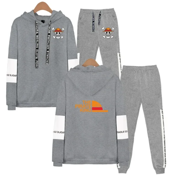 One Piece Hoodie and Sweatpants Set: Comfortable and Stylish Unisex Outfit Hoodies 451