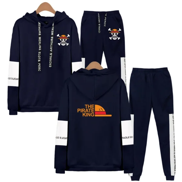 One Piece Hoodie and Sweatpants Set: Comfortable and Stylish Unisex Outfit Hoodies 452
