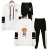 One Piece Hoodie and Sweatpants Set: Comfortable and Stylish Unisex Outfit Hoodies 459