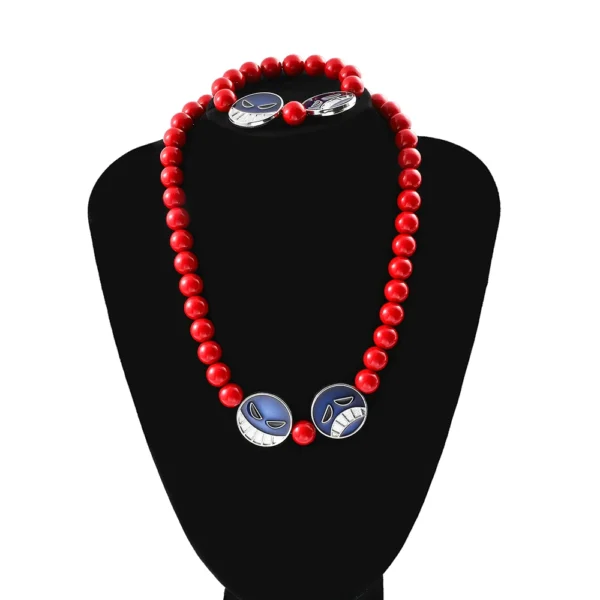 Ace Necklace One Piece: Red Bead Accessory Ace 4