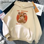 One Piece Merch Hoodie: Luffy Eating Graphic