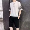 One Piece Shirt and Shorts Set: Summer Casual Harajuku Style for Men Luffy 314