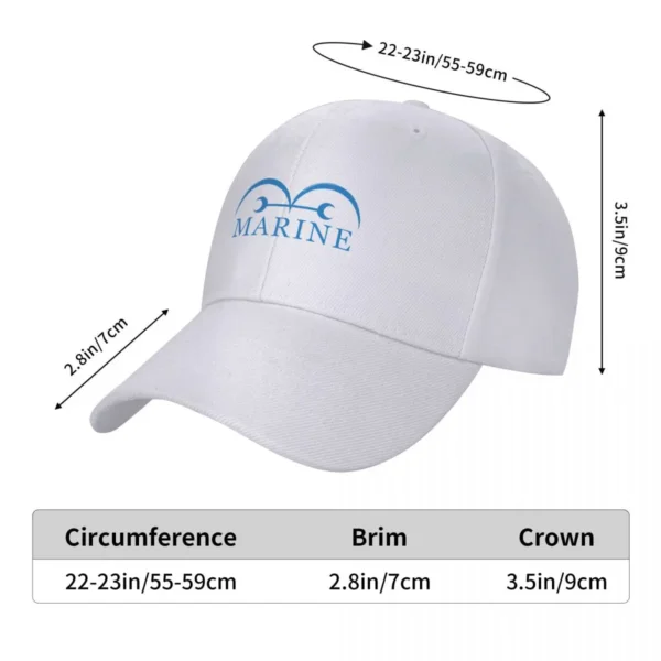 One Piece Marine Hat: Simple Baseball Cap for Fans Cosplay 9