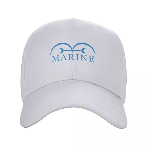 One Piece Marine Hat: Simple Baseball Cap for Fans Cosplay 4