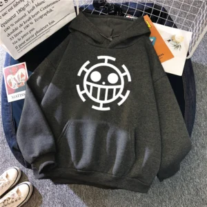 Trafalgar Law Hoodie: Fleece One Piece Merch One Piece Apparel