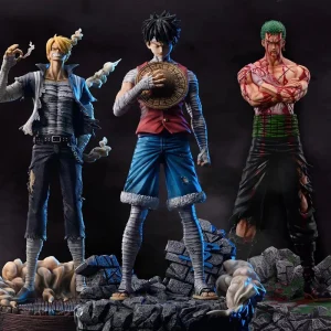 Luffy Sanji Zoro Standing Figures One Piece Characters