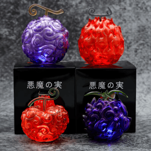 Devil Fruits Collectibles – Rubber Devil Fruits For Law, Blackbeard, Luffy, and Ace Ace